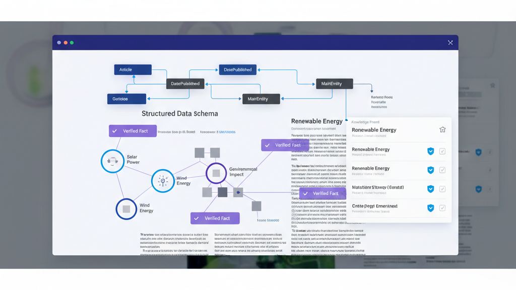 Structured data and entity optimization workflow for AI search engines